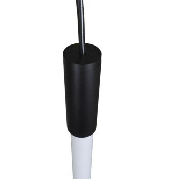 FLiRD Play, glazen LED buis hanglamp diameter 27mm stralingshoek 330°-Verticaal-Boven-Dop