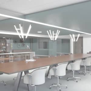 FLiRD-Kroonluchter-met-5-LED-Buislampen-Locatie-Directie-vergaderzaal-De-Lampen-Specialisten